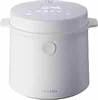 Amazon | 新色ホワイト 糖質カット炊飯器 LOCABO ロカボ 45